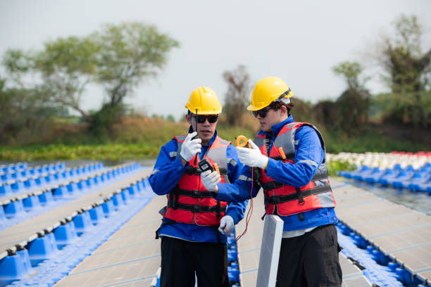 Field technicians during O&M on industrial site